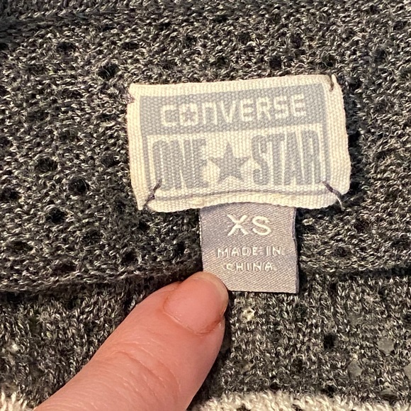 Converse One Star grey/white stripe XS 364 - Picture 4 of 5